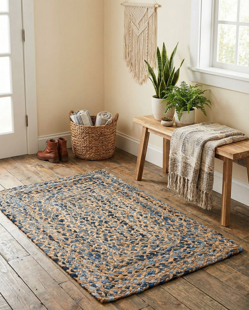 Woven Udaipur Collection Area Rug - Sahara Rectangle Natural  lifestyle 5