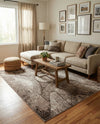 Riviera Elegance Collection Area Rug -  Nice Rectangle Brown  lifestyle 28