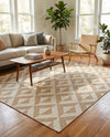 Urban Oasis Rugs Collection Area Rug -  Highrise (Beige) Rectangle Beige  lifestyle 12