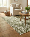 Urban Oasis Rugs Collection Area Rug -  Rooftop (Green) Rectangle Green  lifestyle 18
