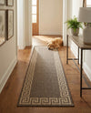 Sahara Sands Collection Area Rug -  Elephantine Runner Brown  lifestyle 54