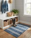 Urban Oasis Rugs Collection Area Rug -  District (Blue) Rectangle Blue  lifestyle 25