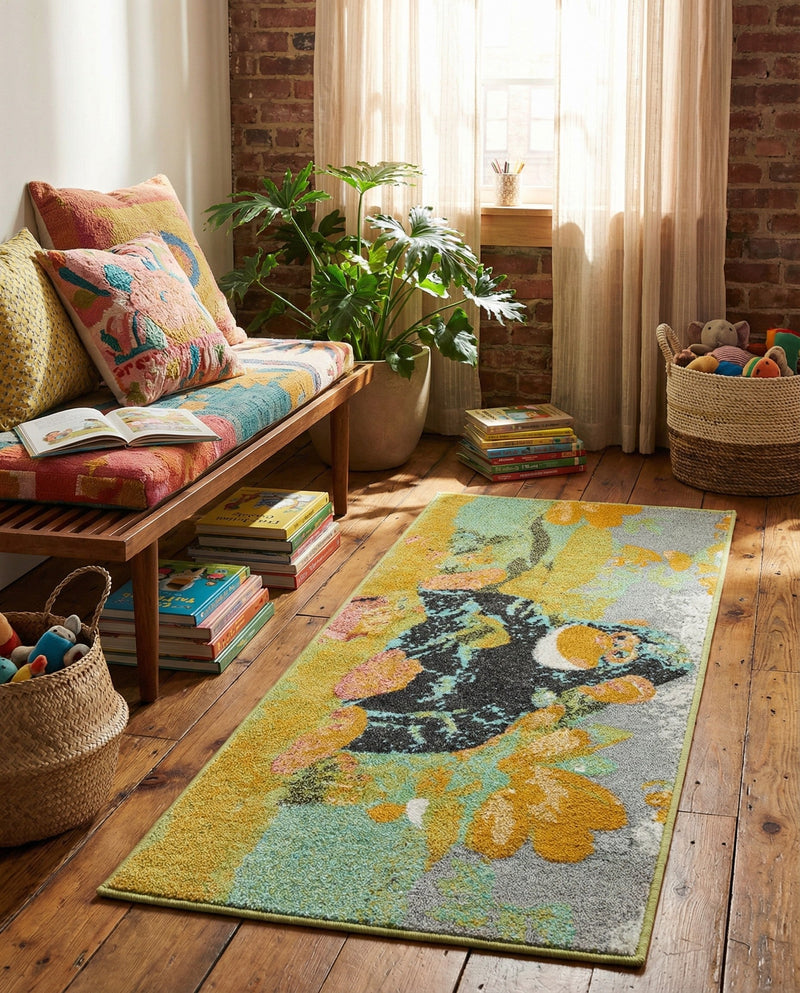 Wonder Tykes Collection Area Rug -  Dynamo Runner Multi  lifestyle 45