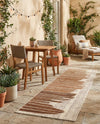Urban Terrace Collection Area Rug -  Balcony Runner Beige Brown  lifestyle 54