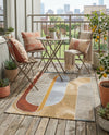 Urban Terrace Collection Area Rug -  Deck Rectangle Multi  lifestyle 9