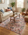 Savannah Elegance Collection Area Rug -  Forsyth Rectangle Pink  lifestyle 32