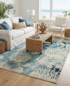 Sorrento Shores Collection Area Rug -  Vico Rectangle Light Blue  lifestyle 42