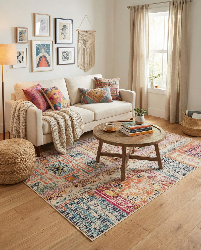Sierra Collection Area Rug -  Tahoe Rectangle Multi  lifestyle 11