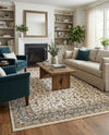 Persian Elegance Collection Area Rug -  Ardabil Rectangle Ivory  lifestyle 57