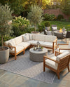 Urban Oasis Rugs Collection Area Rug -  Rooftop (Charcoal Gray) Rectangle Charcoal Gray  lifestyle 8