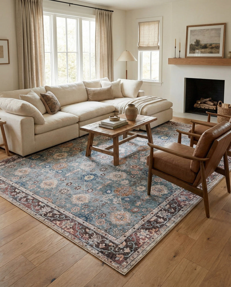 Heritage Elegance Collection Area Rug -  Himeji Rectangle Green  lifestyle 25