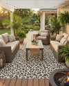 Savannah Escape Collection Area Rug -  Amazon (Light Gray) Rectangle Light Gray  lifestyle 9