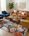 Meadow Breeze Collection Area Rug -  Daffodil Rectangle Multi  lifestyle 19
