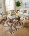 Seaside Haven Rugs Collection Area Rug -  Dunes Rectangle Beige  lifestyle 11