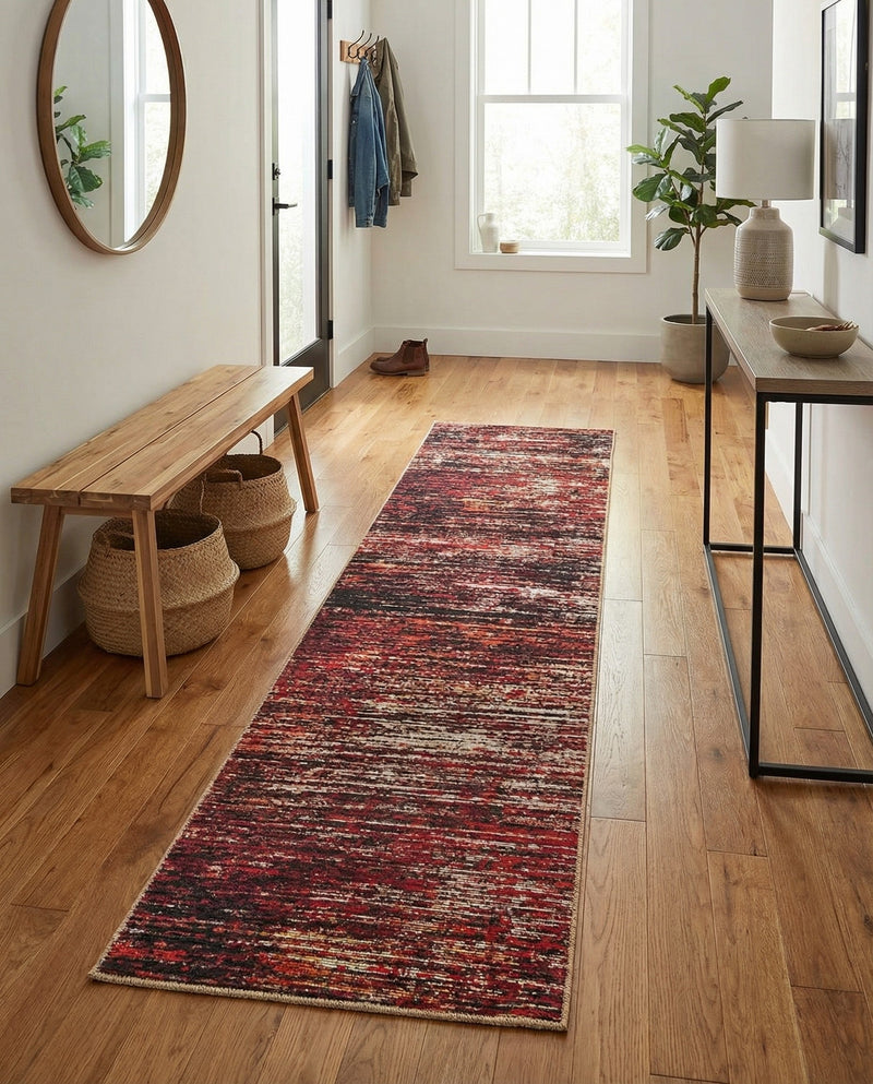 Sahara Essence Collection Area Rug - Oasis (Rust Red) Runner Rust Red  lifestyle 70