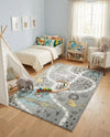 Wonder Tykes Collection Area Rug -  Enigma Rectangle Gray  lifestyle 6
