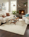 Plush Oasis Collection Area Rug - Serenity (Pure Ivory) Rectangle Pure Ivory  lifestyle 12
