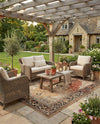 Patio Heritage Collection Area Rug -  Gazebo Rectangle Multi  lifestyle 5