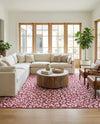 Savannah Escape Collection Area Rug -  Amazon (Magenta) Square Magenta  lifestyle 51