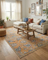Seville Stripes Collection Area Rug -  Cordoba (Yellow) Rectangle Yellow  lifestyle 29
