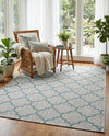 Savannah Pergola Collection Area Rug - Arbor (Gray) Rectangle Gray  lifestyle 7