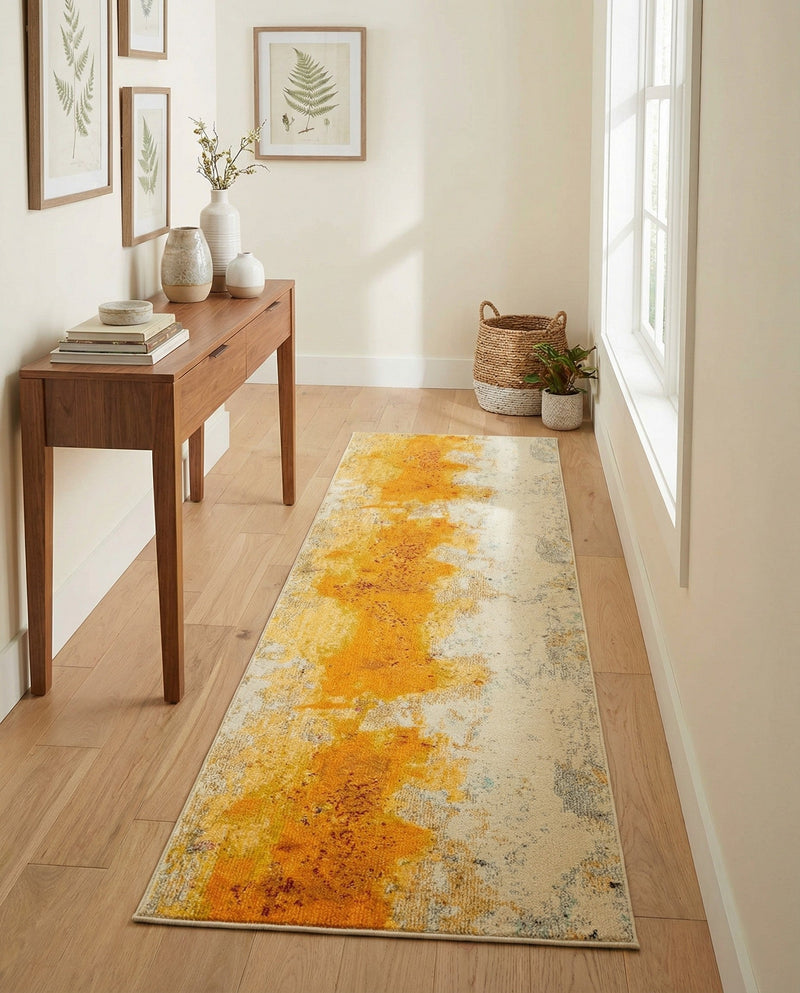 Marrakesh Elegance Collection Area Rug -  Tarfaya Runner Yellow  lifestyle 37
