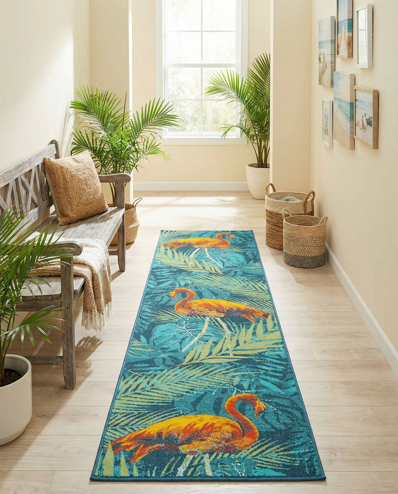 Seaside Haven Rugs Collection Area Rug -  Tidepool Runner Multi  lifestyle 30