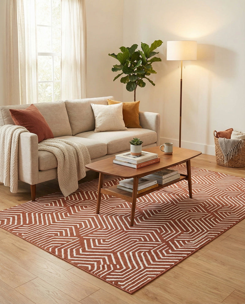 Aravalli Collection Area Rug - Udaipur Rectangle Dusty Pink  lifestyle 63