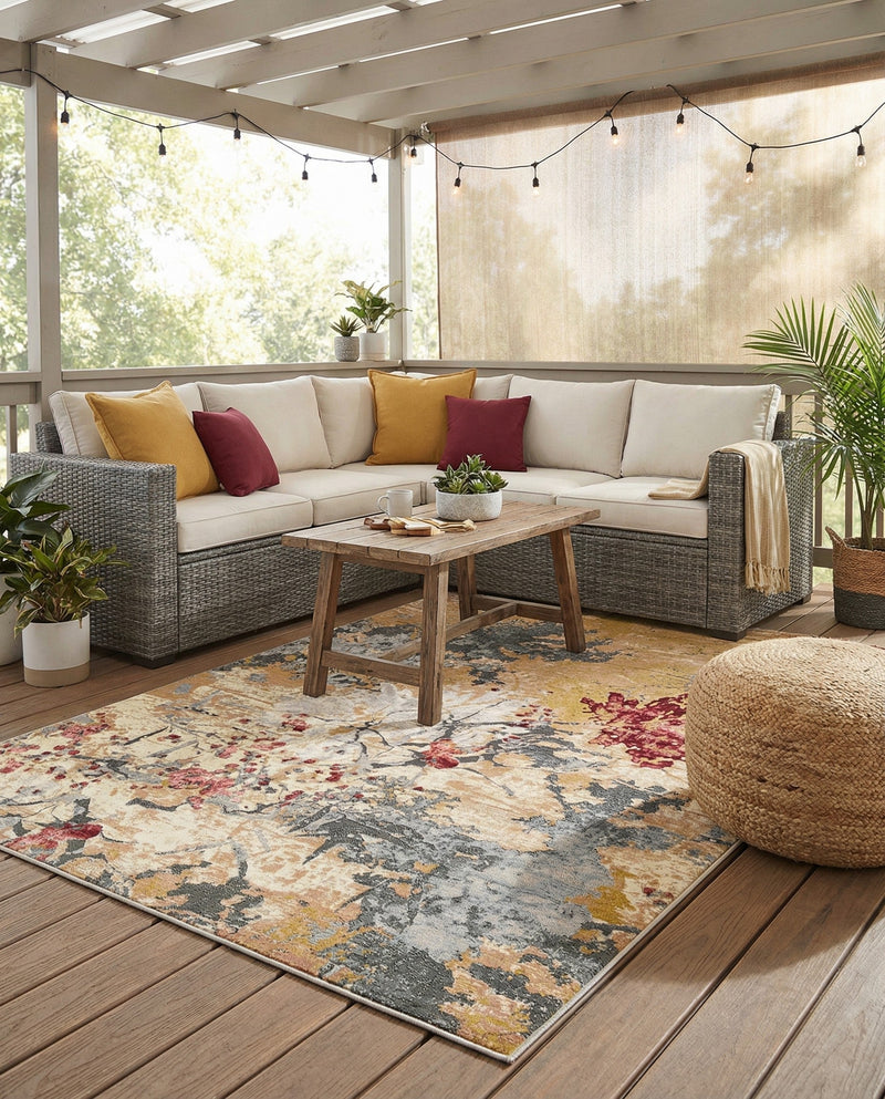 Urban Terrace Collection Area Rug -  Alcove Rectangle Multi  lifestyle 22