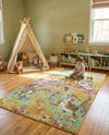 Wonder Tykes Collection Area Rug -  Groove Rectangle Multi  lifestyle 11