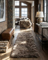 Lambskin Haven Collection Area Rug - Fleeceville Runner Beige  lifestyle 36