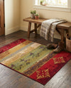 Urban Terrace Collection Area Rug -  Rooftop Rectangle Multi  lifestyle 58