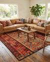 Safari Escape Rugs Collection Area Rug -  Kalahari Rectangle Multi  lifestyle 47