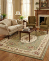 Versailles Elegance Collection Area Rug -  Bellevue Rectangle Green  lifestyle 15