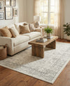 Savannah Soiree Collection Area Rug -  Everglade (White) Rectangle White  lifestyle 21