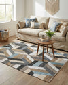 Thar Cotton Collection Area Rug -  Cochin Rectangle Blue  lifestyle 10