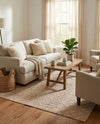 Garden Lattice Charm Collection Area Rug -  Pergola (Beige) Rectangle Beige  lifestyle 19