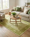 Horizon Collection Area Rug -  Apex (Light Green) Rectangle Light Green  lifestyle 29