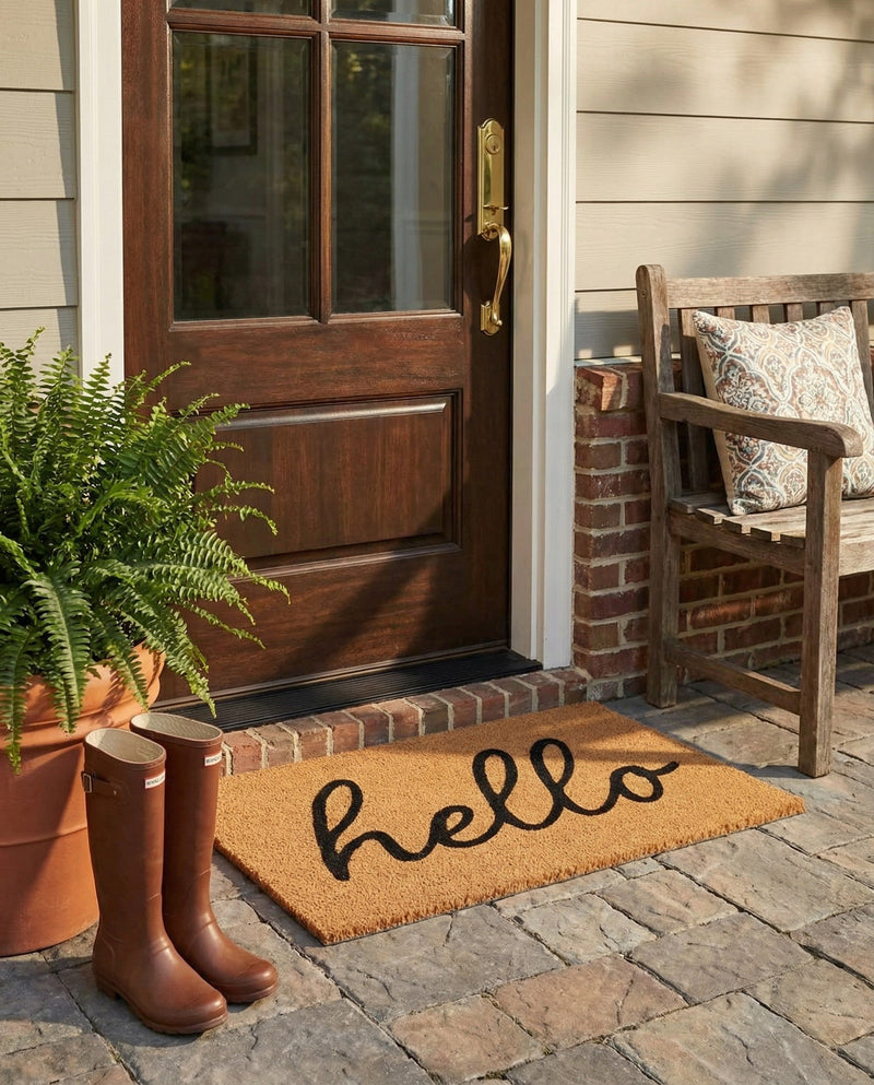 Threshold Welcome Collection Area Rug -  Hearth Rectangle Natural  lifestyle 8