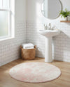 Luminara Sands Collection Area Rug - Elysium (Carnation Pink) Round Carnation Pink  lifestyle 36
