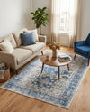 Laguna Sands Collection Area Rug -  Venice Rectangle Royal Blue  lifestyle 32
