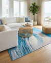 Urban Terrace Collection Area Rug - Veranda Rectangle Blue  lifestyle 19