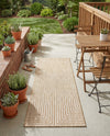 Urban Terrace Collection Area Rug -  Astoria (Taupe) Runner Taupe  lifestyle 35