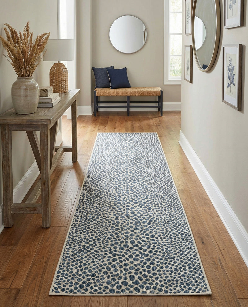 Urban Oasis Rugs Collection Area Rug -  Terrace (Blue) Runner Blue  lifestyle 32