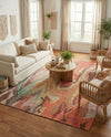Savannah Threads Collection Area Rug -  Taklamakan Rectangle Multi  lifestyle 19