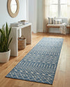 Savannah Pergola Collection Area Rug -  Pergola (Blue) Runner Blue  lifestyle 51