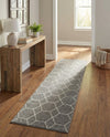 Trellis Mosaic Collection Area Rug - Arborville (Light Gray) Runner Light Gray  lifestyle 66