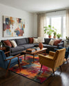 Urban Terrace Collection Area Rug -  Atrium Rectangle Multi  lifestyle 34