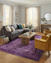 Sahara Essence Collection Area Rug - Oasis (Purple) Rectangle Purple  lifestyle 19
