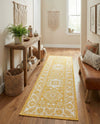 Tribal Terrace Treasures Collection Area Rug -  Incan Isle (Yellow) Runner Yellow  lifestyle 32